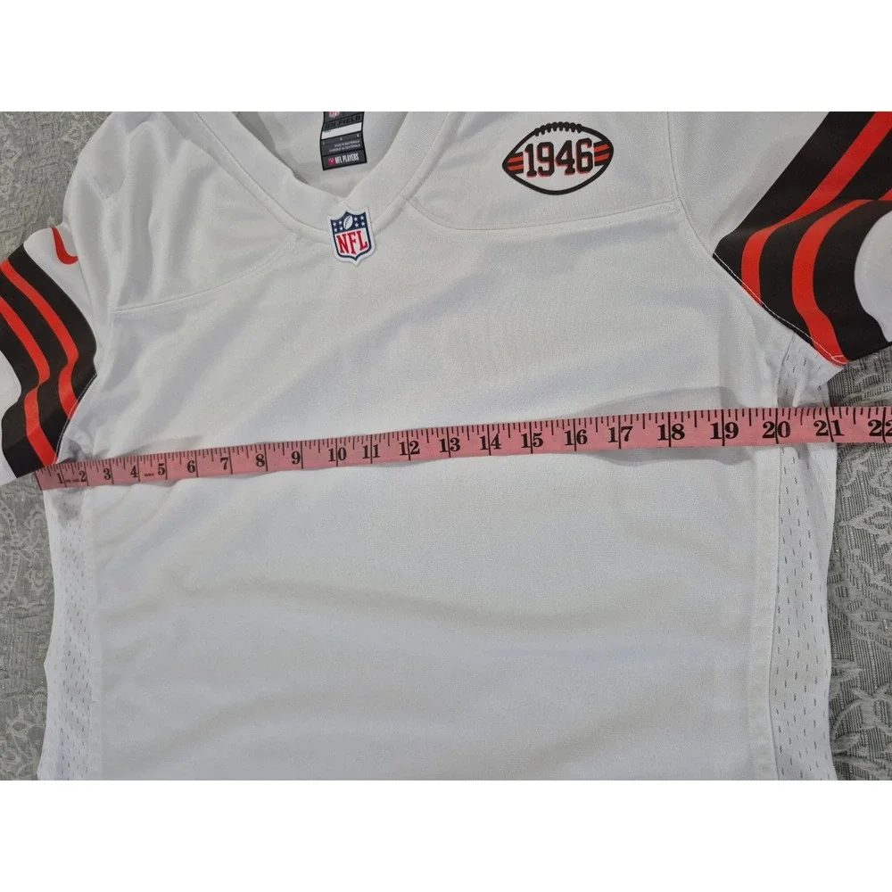 Nike Cleveland Browns 1946‎ Anniversary Jersey Womens Large White NFL Football